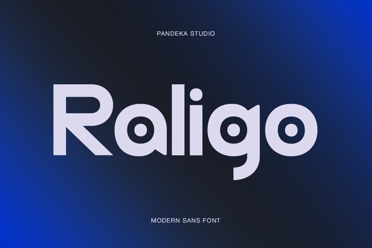 Preview of Raligo Font