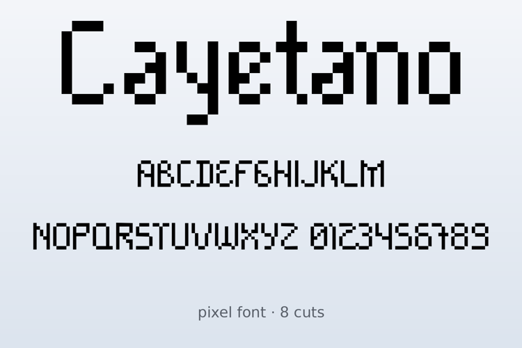 Preview of Cayetano Font