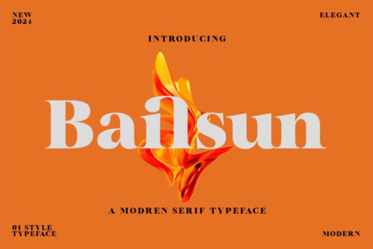 Bailsun Serif Font