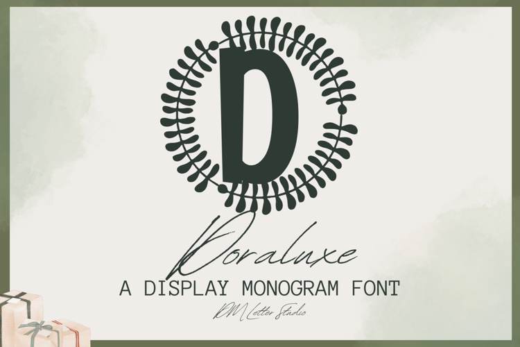 Preview of Doraluxe Monogram Font