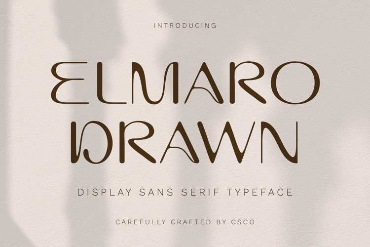 Elmaro Drawn Font