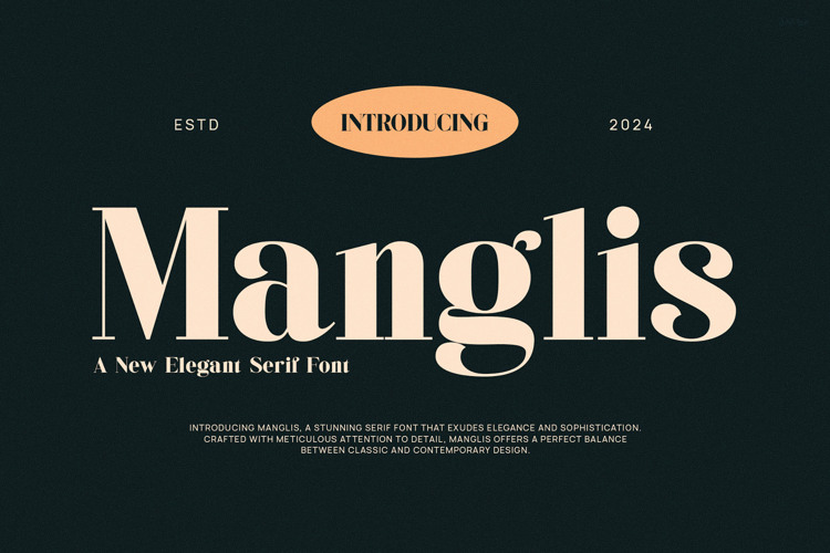 Preview of Manglis Font