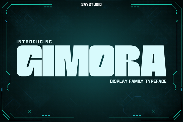 Preview of Gimora DEMO Font