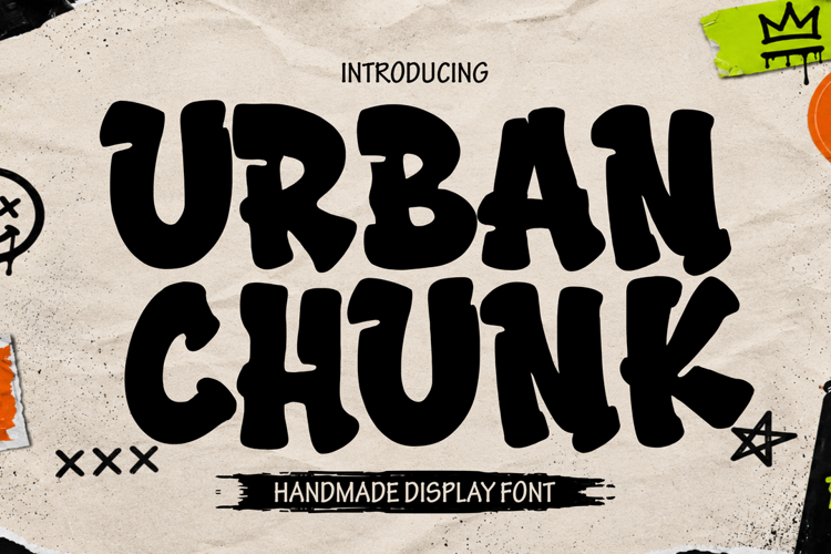 Preview of Urban Chunk Font