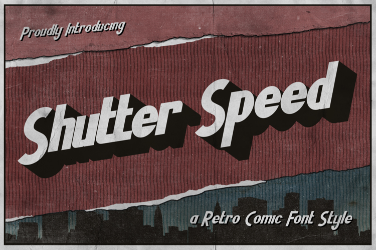 Shutter Speed Trial Font
