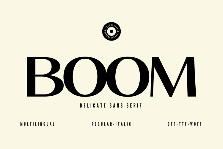 Preview of BOOM Font