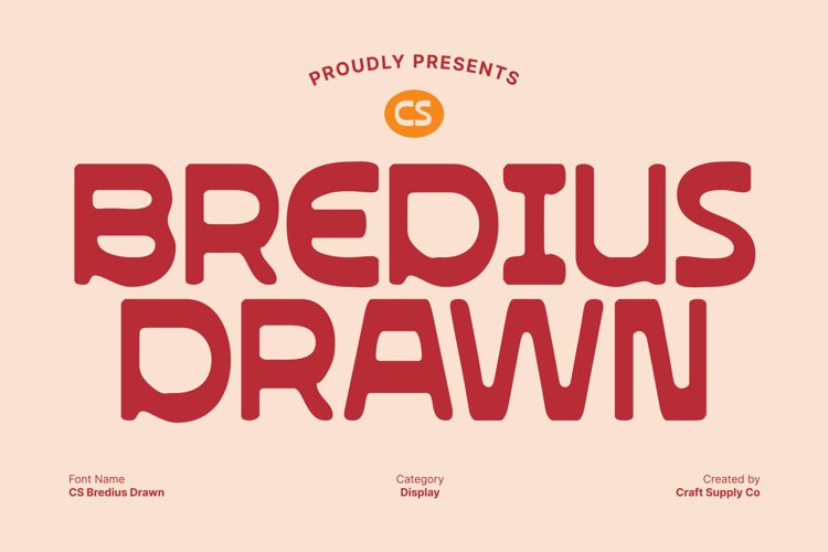 Preview of CS Bredius Drawn Font