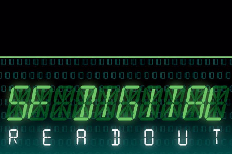 SF Digital Readout Font