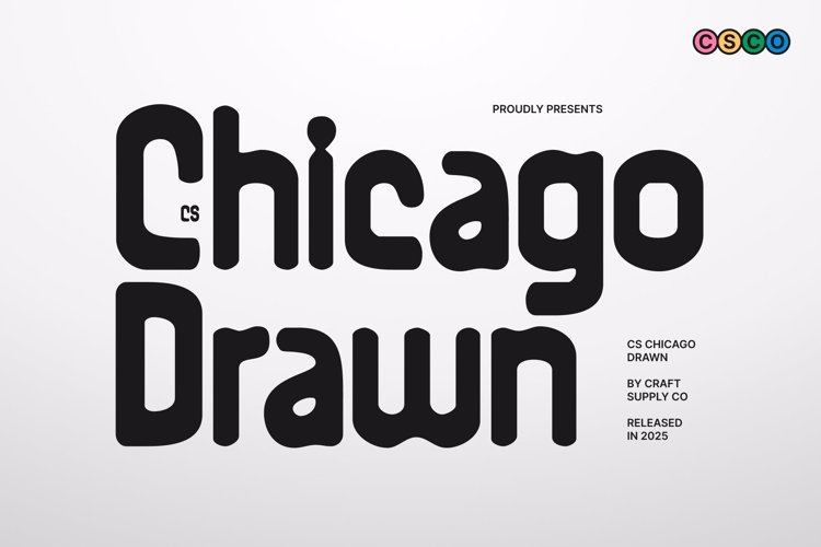 Preview of CS Chicago Drawn Font
