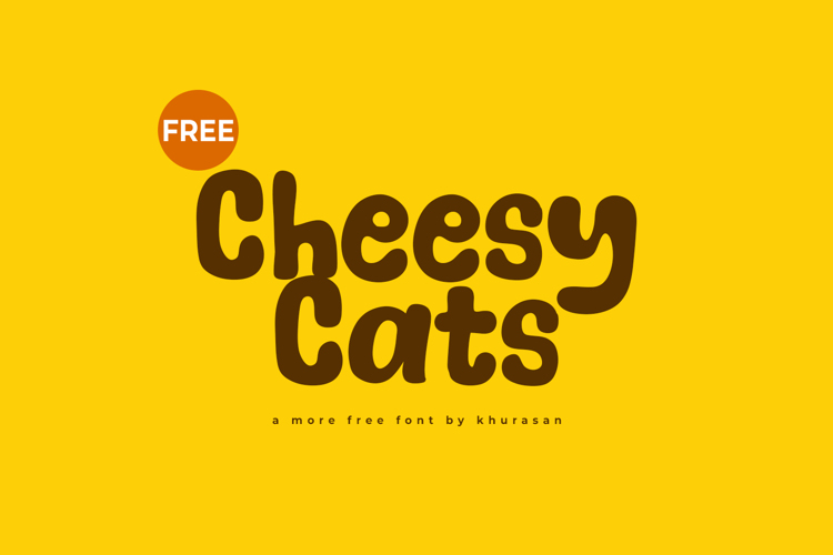 Cheesy Cats Font | Khurasan | FontSpace