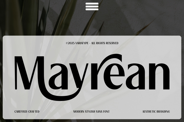 Preview of Mayrean Font