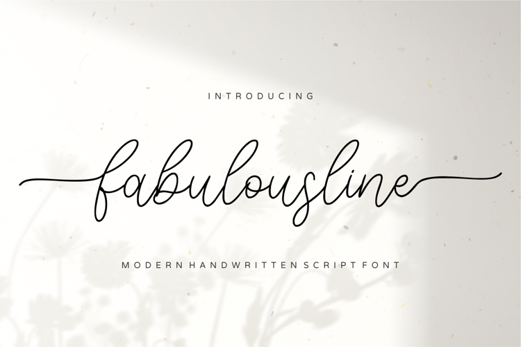 Fabulousline Font
