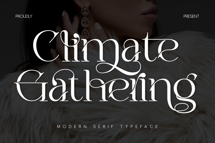 Preview of Climate Gathering Font