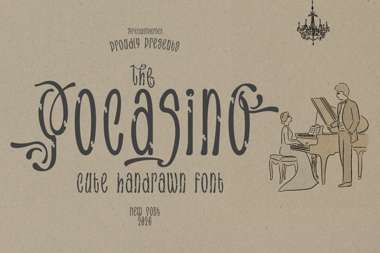 Preview of Focasino Font