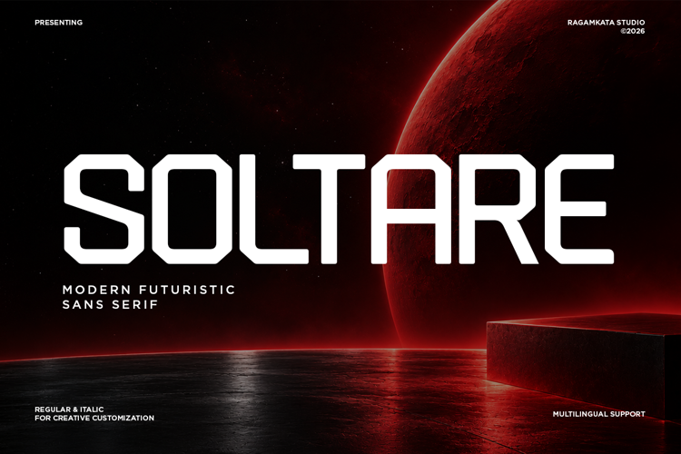 Preview of Soltare Font