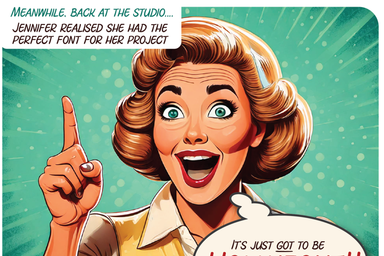 Preview of Hollyfont Font