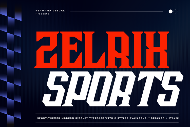 Preview of Zelrix Sports Font