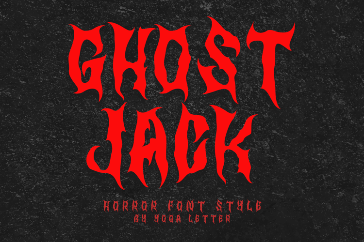 Preview of Ghost Jack Font