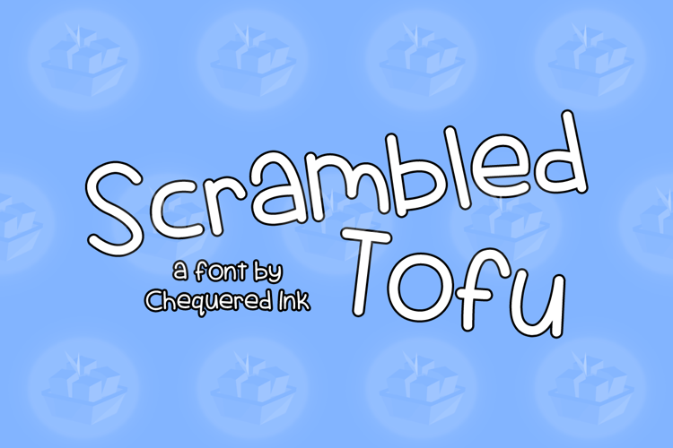 Scrambled Tofu Font