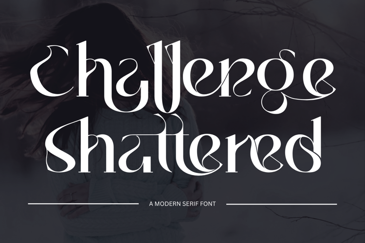 Challenge shattered Font