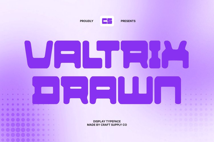 Preview of CS Valtrix Drawn Font