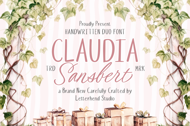 Preview of Claudia Sansbert Font