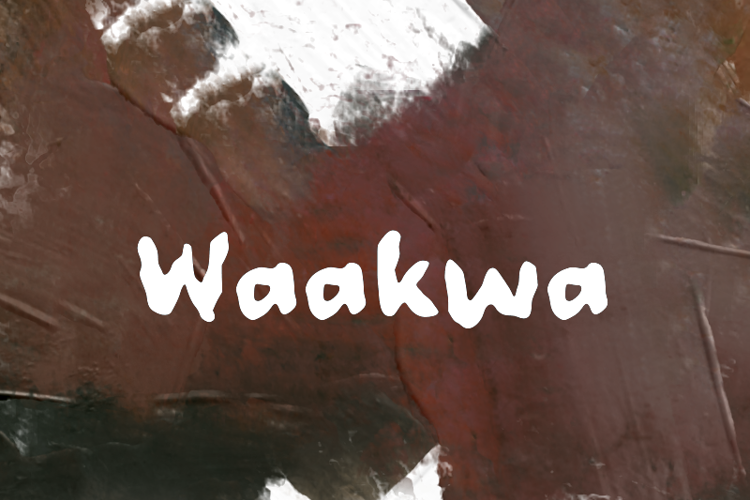 Preview of w Waakwa Font