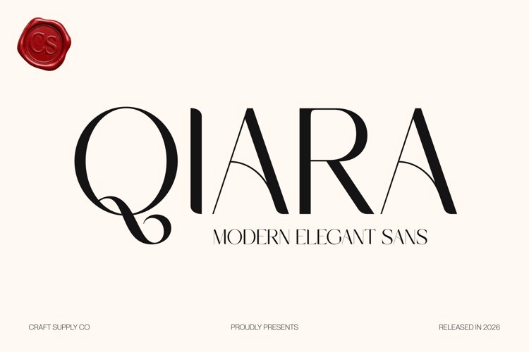 Preview of CS Qiara Font
