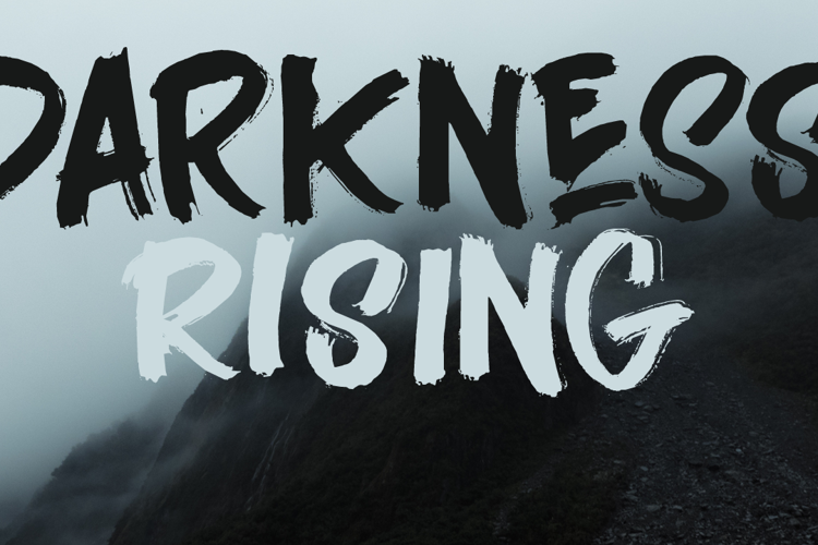 Darkness Rising DEMO Font