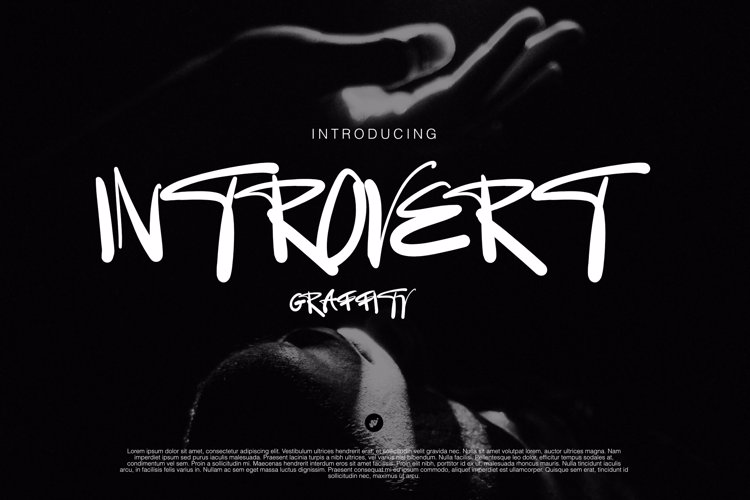 Preview of INTROVERT GRAFFITY Font