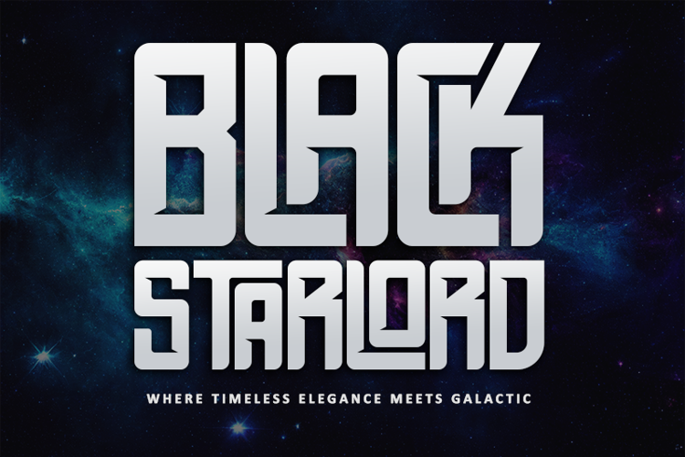 Black Starlord Font