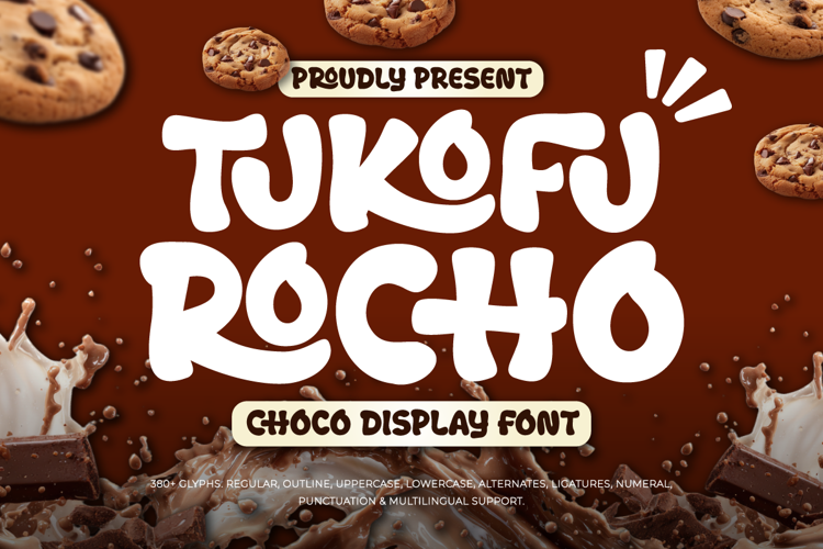 Preview of Tukofu Rocho - Choco Display Font