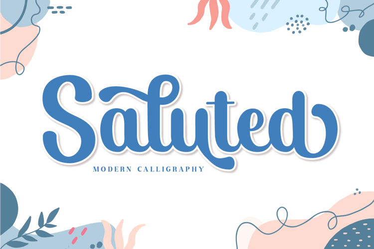 Saluted Font