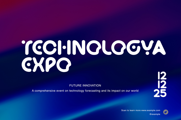 Preview of GEOTECH Font