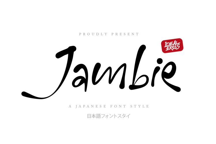 Preview of Jambie Font