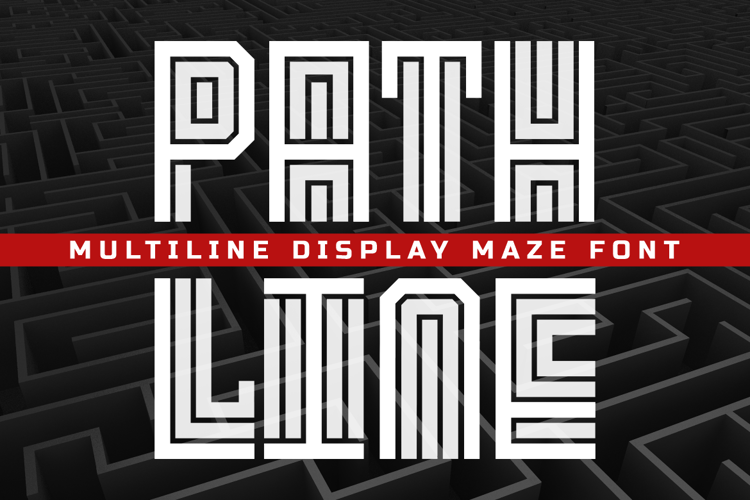 Preview of Pathline Font