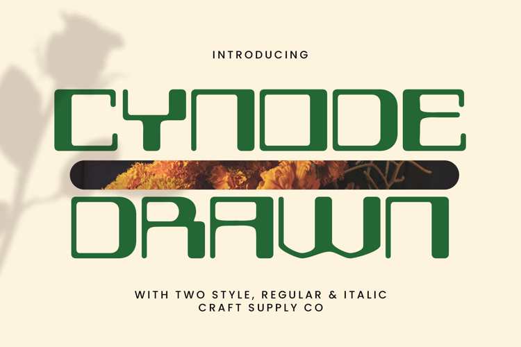 Cynode Drawn Font