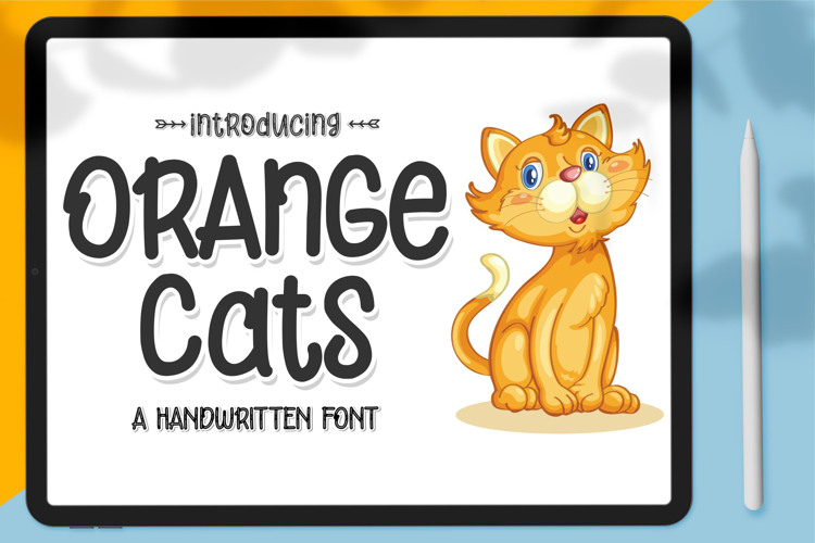 Orange Cats Font