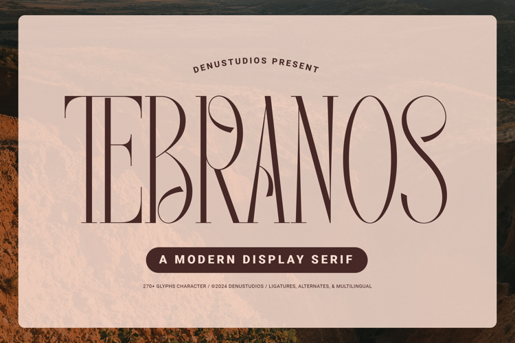 Tebranos Font