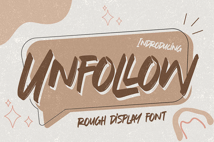 Unfollow Font