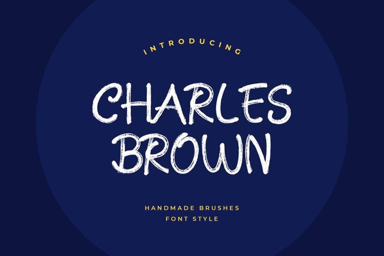 Preview of Charles Brown School Drawing Font