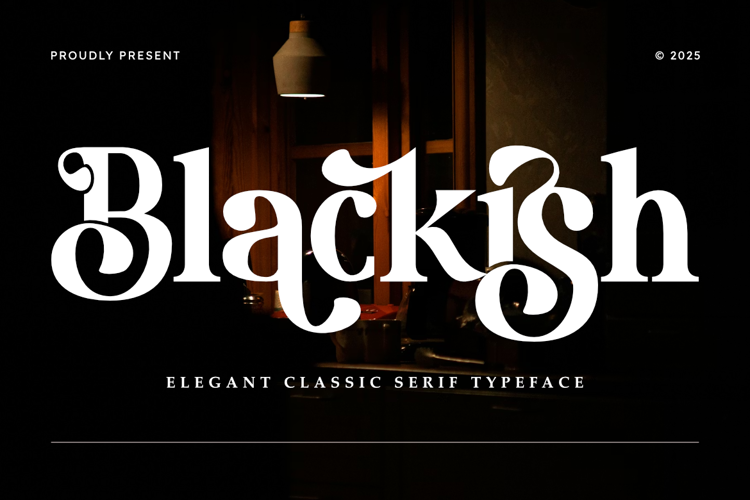 Preview of Blackish Font
