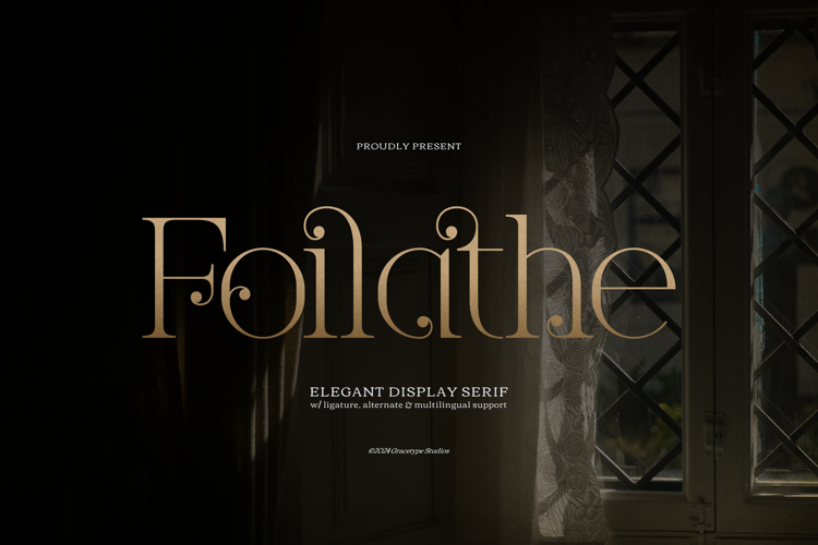 Preview of Foliathe Font