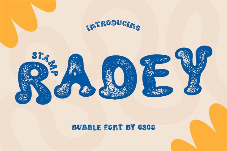 Radey Stamp Font