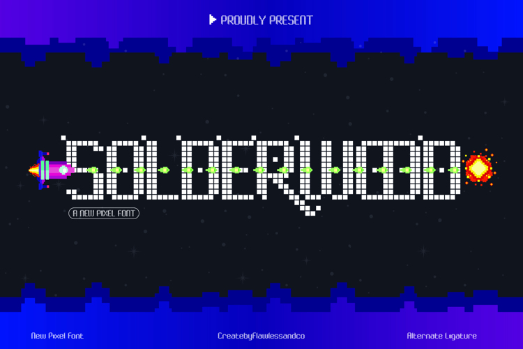 SOLDERWOOD Font
