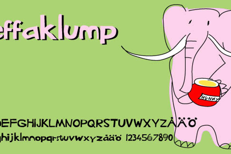 Heffaklump Font