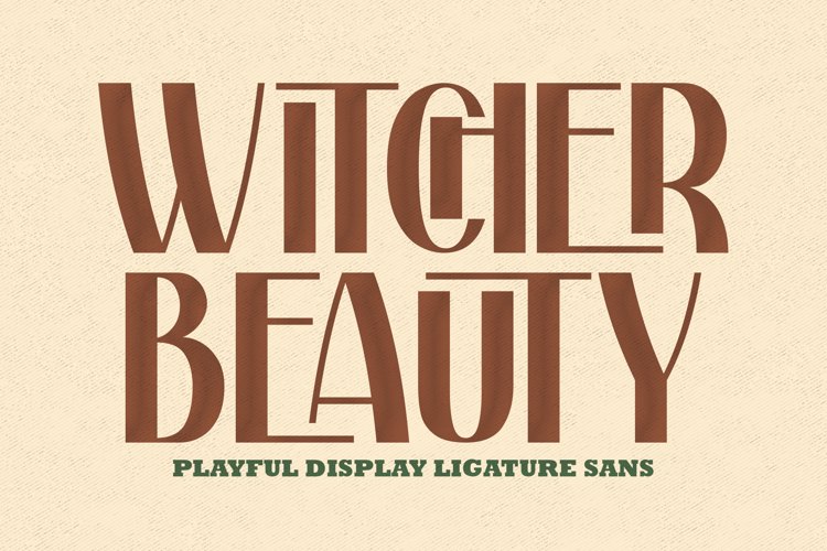 Preview of Witcher Beauty Typeface Font