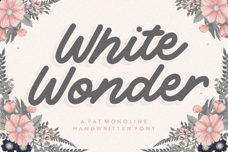 White Wonder Font
