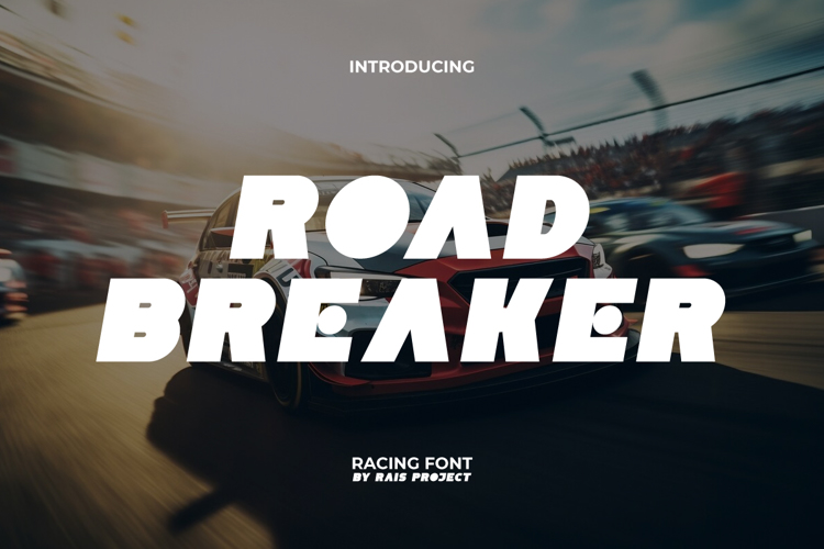 Preview of Road Breaker Font