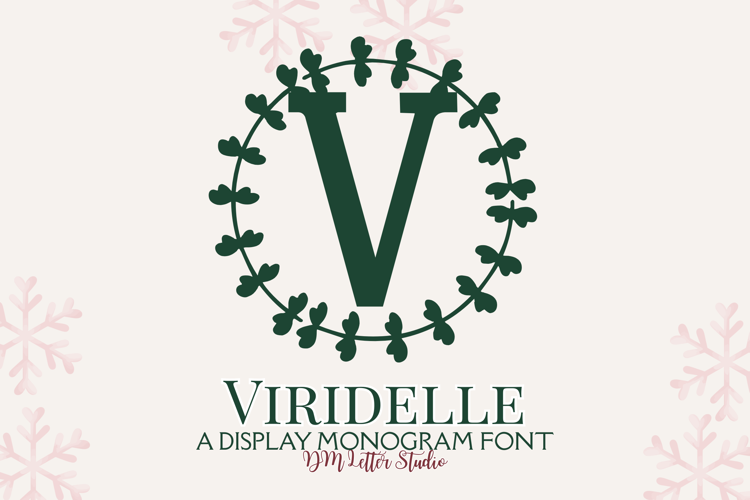 Preview of Viridelle Monogram Font